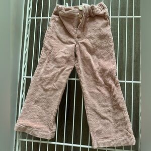 Joie Little girls toddler corduroy pale pink pants size 4 VGUC winter fall pants